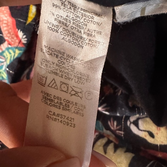 LOFT Multicolor Paisley Long Sleeve Dress Size Medium. E70 - Picture 7 of 17